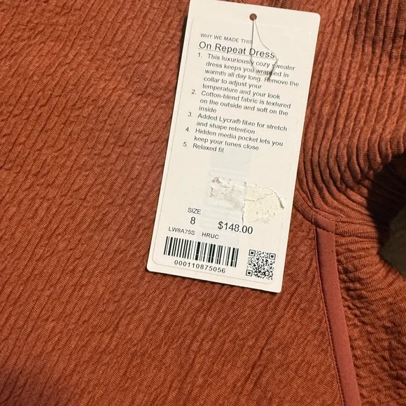 NWT Lululemon athletica On Repeat Dress - Picture 4 of 5